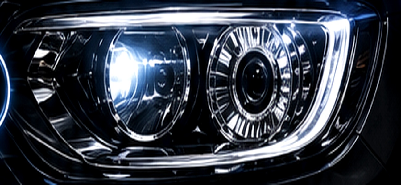Clear bright headlight after restoration